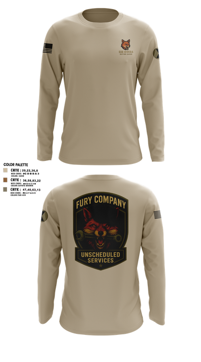 Unscheduled Service 19126504 Long Sleeve Performance Shirt 1