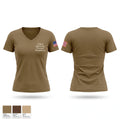 123rd Security Forces Squadron Women's Short Sleeve V-neck Shirt - 1