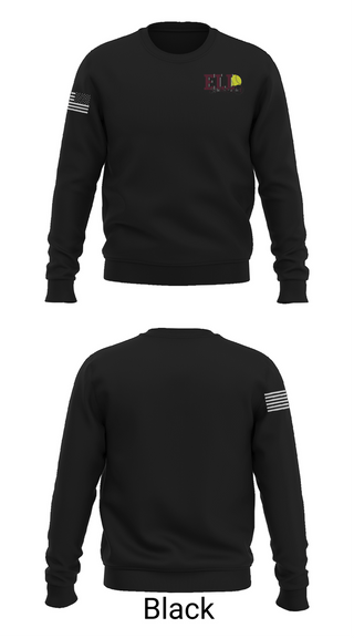 Crew Neck Sweatshirt, Elko Little League, Baseball, Teamtime, Team time, sublimation, custom sports apparel, team uniforms, spirit wear, spiritwear, sports uniforms, custom shirts, team store, custom team store, fundraiser sports, apparel fundraiser