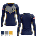 Scarborough Police Department Women's Long Sleeve V-neck Shirt - 1