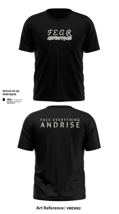 FearLifestyle 46237341 Short Sleeve Performance Shirt - 104