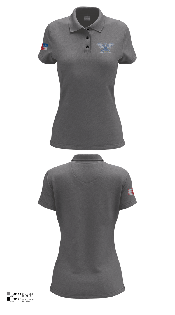 Womens Short Sleeve Performance Polo, 3DSB H2F, Army, Teamtime, Team time, sublimation, custom sports apparel, team uniforms, spirit wear, spiritwear, sports uniforms, custom shirts, team store, custom team store, fundraiser sports, apparel fundraiser