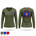 3D LAAD BN 19847831 Women's Long Sleeve V-neck Shirt - 1