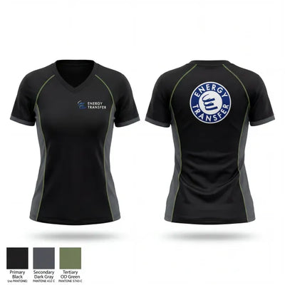 Energy Transfer 83247398 Women's Short Sleeve V-neck Shirt - 1