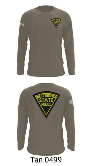 Long Sleeve Performance Shirt, WVSP, Police, Teamtime, Team time, sublimation, custom sports apparel, team uniforms, spirit wear, spiritwear, sports uniforms, custom shirts, team store, custom team store, fundraiser sports, apparel fundraiser