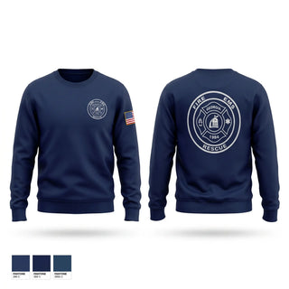 Crew Neck Sweatshirt, Meriwether county fire rescue, Fire Department, Teamtime, Team time, sublimation, custom sports apparel, team uniforms, spirit wear, spiritwear, sports uniforms, custom shirts, team store, custom team store, fundraiser sports, apparel fundraiser