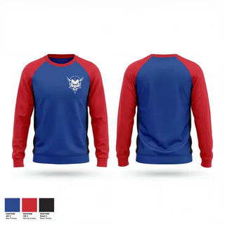 Crew Neck Sweatshirt, Dover Academy Blue Devils, , Teamtime, Team time, sublimation, custom sports apparel, team uniforms, spirit wear, spiritwear, sports uniforms, custom shirts, team store, custom team store, fundraiser sports, apparel fundraiser