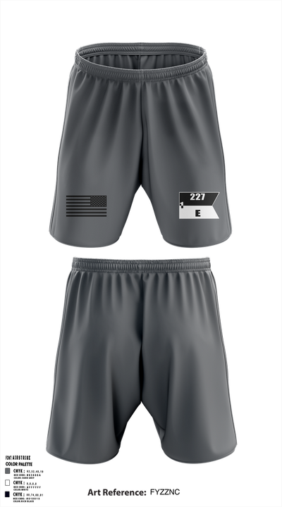 Echo Company, 1-227 AB, 1ACB, 1CD 36201822 Athletic Shorts With Pockets - 4