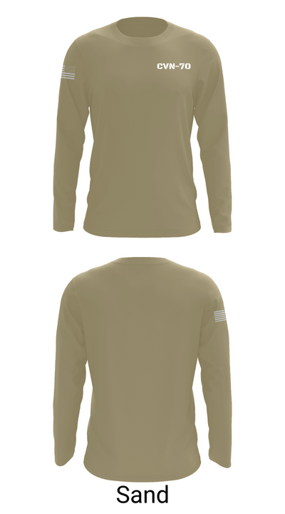 CVN-70 2637625 Long Sleeve Performance Shirt 82