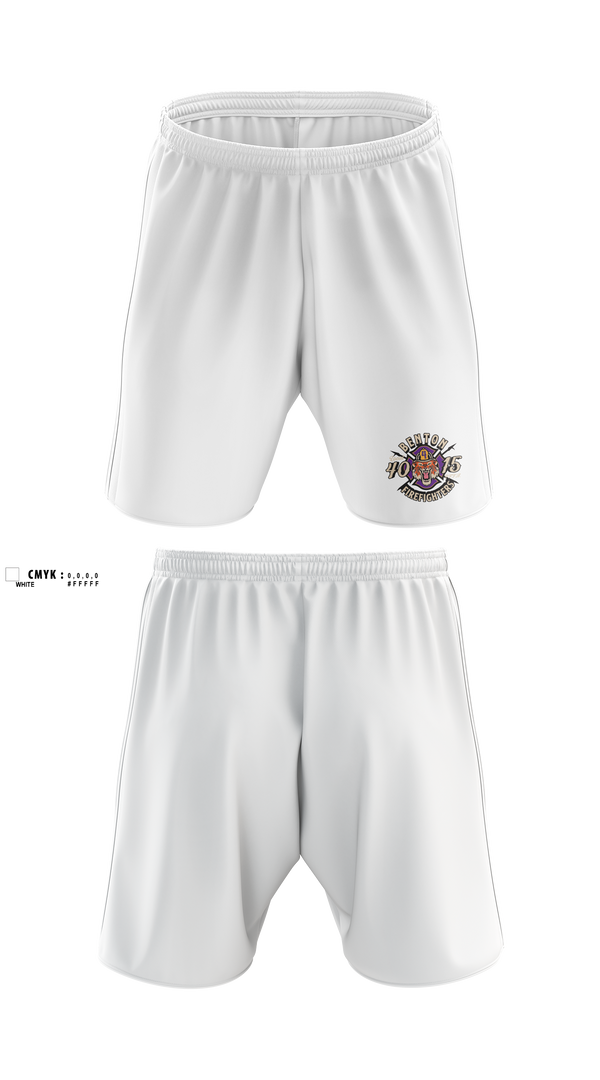 Athletic Shorts With Pockets, Benton Fire, Fire Department, Teamtime, Team time, sublimation, custom sports apparel, team uniforms, spirit wear, spiritwear, sports uniforms, custom shirts, team store, custom team store, fundraiser sports, apparel fundraiser