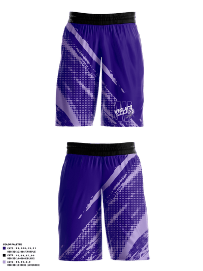 Weslaco Scorpions 41640937 Womens Basketball Shorts - 2