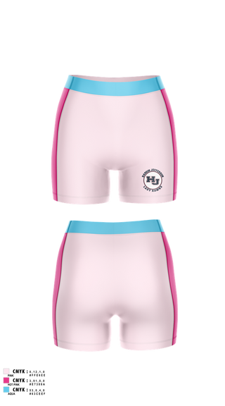 Womens Compression Shorts, Hardin Jefferson Lady Hawks, Women's Volleyball, Teamtime, Team time, sublimation, custom sports apparel, team uniforms, spirit wear, spiritwear, sports uniforms, custom shirts, team store, custom team store, fundraiser sports, apparel fundraiser