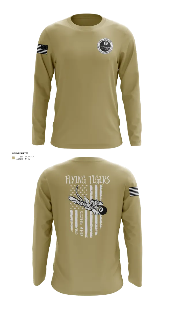 Long Sleeve Performance Shirt, 8-229th AHB, , Teamtime, Team time, sublimation, custom sports apparel, team uniforms, spirit wear, spiritwear, sports uniforms, custom shirts, team store, custom team store, fundraiser sports, apparel fundraiser