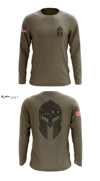 Long Sleeve Performance Shirt, Race, Army, Teamtime, Team time, sublimation, custom sports apparel, team uniforms, spirit wear, spiritwear, sports uniforms, custom shirts, team store, custom team store, fundraiser sports, apparel fundraiser