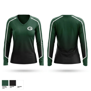 Womens Long Sleeve Vneck Shirt, Grafton Baseball, Baseball, Teamtime, Team time, sublimation, custom sports apparel, team uniforms, spirit wear, spiritwear, sports uniforms, custom shirts, team store, custom team store, fundraiser sports, apparel fundraiser