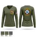 Echo Hose H&L Co. 1 Women's Long Sleeve V-neck Shirt - 1