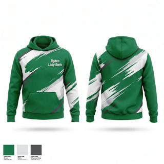 Hoodie, Ogden Lady Owls, Women's Basketball, Teamtime, Team time, sublimation, custom sports apparel, team uniforms, spirit wear, spiritwear, sports uniforms, custom shirts, team store, custom team store, fundraiser sports, apparel fundraiser