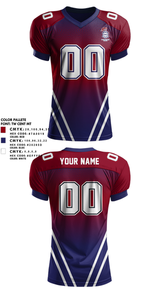 Football Jersey, Wall Knights Youth Football, , Teamtime, Team time, sublimation, custom sports apparel, team uniforms, spirit wear, spiritwear, sports uniforms, custom shirts, team store, custom team store, fundraiser sports, apparel fundraiser