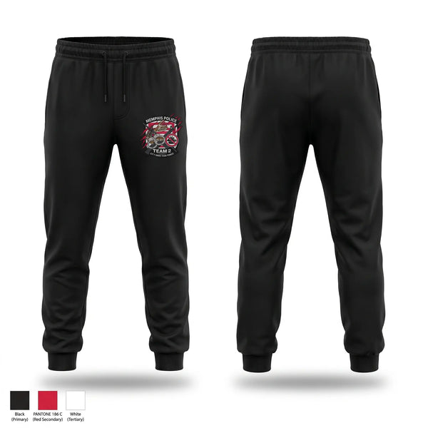 Sweatpants, Memphis Police City Wide Task Force Team Two, Police, Teamtime, Team time, sublimation, custom sports apparel, team uniforms, spirit wear, spiritwear, sports uniforms, custom shirts, team store, custom team store, fundraiser sports, apparel fundraiser