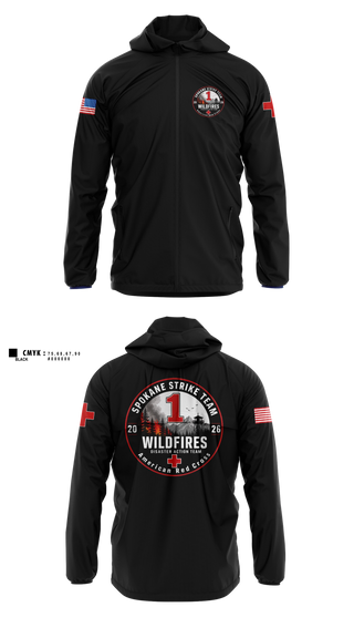 Windbreaker, American Red Cross, , Teamtime, Team time, sublimation, custom sports apparel, team uniforms, spirit wear, spiritwear, sports uniforms, custom shirts, team store, custom team store, fundraiser sports, apparel fundraiser