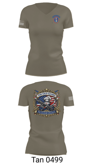 Womens Short Sleeve Vneck Shirt, 529th 4-3 Battalion The Old Guard, Army, Teamtime, Team time, sublimation, custom sports apparel, team uniforms, spirit wear, spiritwear, sports uniforms, custom shirts, team store, custom team store, fundraiser sports, apparel fundraiser