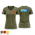 4th AA BN 42557678 Women's Short Sleeve V-neck Shirt - 1