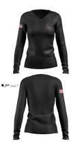 Martin county EM/911 Women's Long Sleeve V-neck Shirt - 5