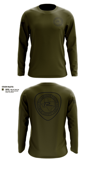 Long Sleeve Performance Shirt, Richardson Police Cadets, Police, Teamtime, Team time, sublimation, custom sports apparel, team uniforms, spirit wear, spiritwear, sports uniforms, custom shirts, team store, custom team store, fundraiser sports, apparel fundraiser