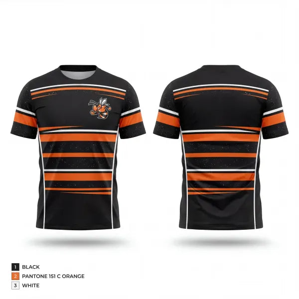 Short Sleeve Performance Shirt, Leesburg Jackets Cheer, Cheer, Teamtime, Team time, sublimation, custom sports apparel, team uniforms, spirit wear, spiritwear, sports uniforms, custom shirts, team store, custom team store, fundraiser sports, apparel fundraiser