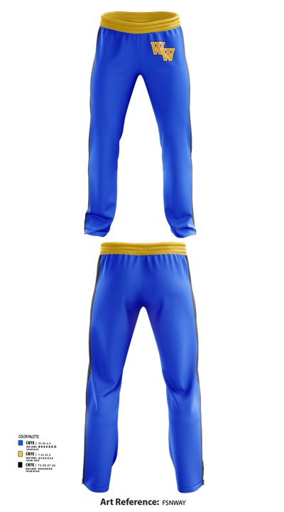 Washington-Wilkes Comprehensive High School Basketball 67951980 Sweatpants - 41