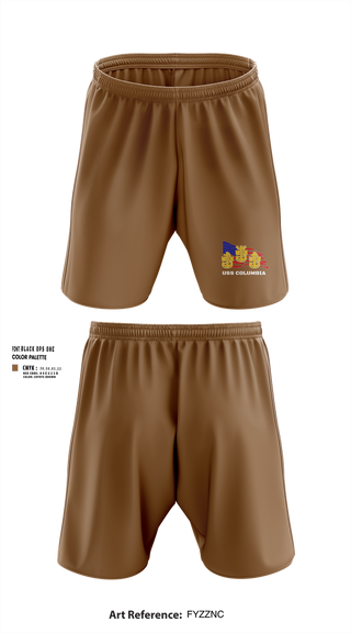 Athletic Shorts With Pockets, USS Columbia, , Teamtime, Team time, sublimation, custom sports apparel, team uniforms, spirit wear, spiritwear, sports uniforms, custom shirts, team store, custom team store, fundraiser sports, apparel fundraiser