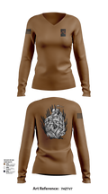 Border patrol 16700191 Women's Long Sleeve V-neck Shirt - 101