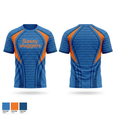 Sassy sluggers Short Sleeve Performance Shirt - 1