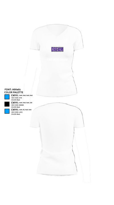 FORT BEND DREAM 29015621 Women's Short Sleeve V-neck Shirt - 18