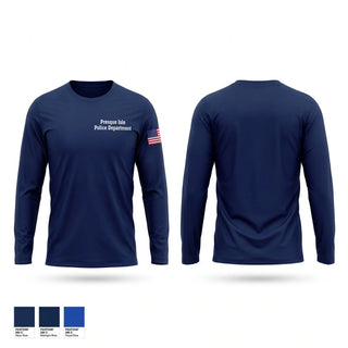 Long Sleeve Performance Shirt, Presque Isle Police Department, Police, Teamtime, Team time, sublimation, custom sports apparel, team uniforms, spirit wear, spiritwear, sports uniforms, custom shirts, team store, custom team store, fundraiser sports, apparel fundraiser