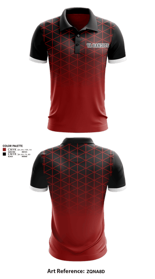 Short Sleeve Performance Polo, Va bandits, Men's Basketball, Teamtime, Team time, sublimation, custom sports apparel, team uniforms, spirit wear, spiritwear, sports uniforms, custom shirts, team store, custom team store, fundraiser sports, apparel fundraiser