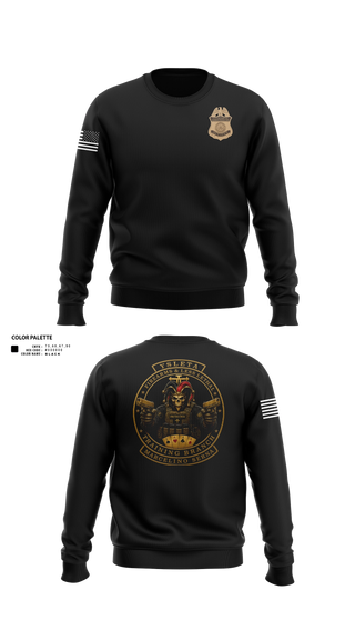 Crew Neck Sweatshirt, Firearms Instructor, Police, Teamtime, Team time, sublimation, custom sports apparel, team uniforms, spirit wear, spiritwear, sports uniforms, custom shirts, team store, custom team store, fundraiser sports, apparel fundraiser