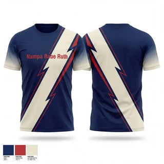 Short Sleeve Performance Shirt, Nampa Babe Ruth, Baseball, Teamtime, Team time, sublimation, custom sports apparel, team uniforms, spirit wear, spiritwear, sports uniforms, custom shirts, team store, custom team store, fundraiser sports, apparel fundraiser