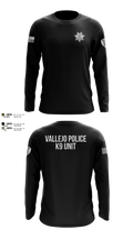 Vallejo PD K9 Unit 19509395 Long Sleeve Performance Shirt 100
