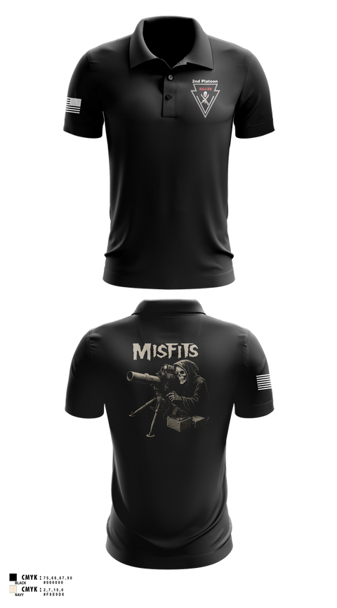 Short Sleeve Performance Polo, 2/11 killer troop, Army, Teamtime, Team time, sublimation, custom sports apparel, team uniforms, spirit wear, spiritwear, sports uniforms, custom shirts, team store, custom team store, fundraiser sports, apparel fundraiser