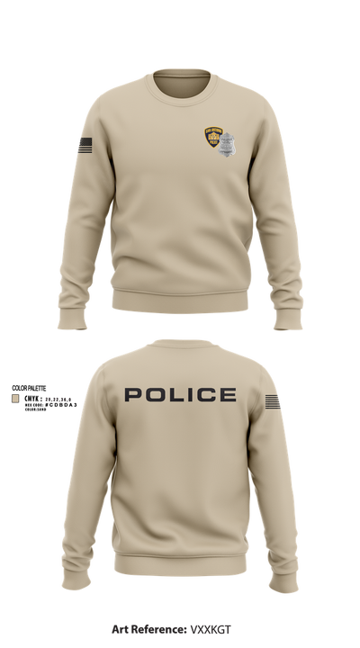 San Antonio Police Department 73330660 Crew Neck Sweatshirt - 102