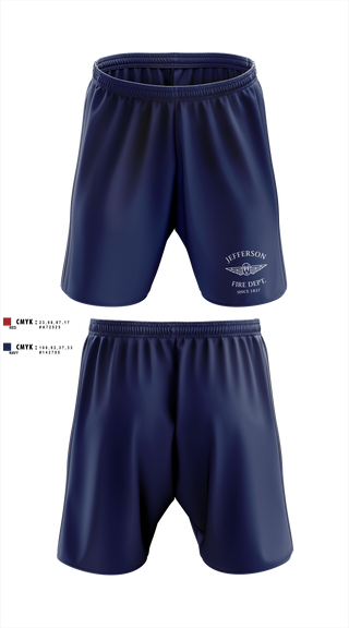 Athletic Shorts With Pockets, Jefferson vol Fire Dept, Fire Department, Teamtime, Team time, sublimation, custom sports apparel, team uniforms, spirit wear, spiritwear, sports uniforms, custom shirts, team store, custom team store, fundraiser sports, apparel fundraiser