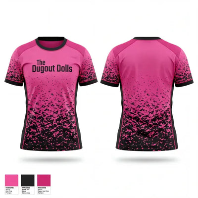 The Dugout Dolls 80815781 Soft Poly Tee Cotton Like Feel - 1