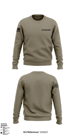 Crew Neck Sweatshirt, I Co 53rd BSB, National Guard, Teamtime, Team time, sublimation, custom sports apparel, team uniforms, spirit wear, spiritwear, sports uniforms, custom shirts, team store, custom team store, fundraiser sports, apparel fundraiser