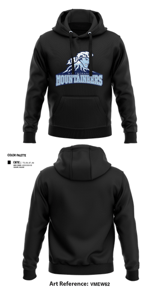 Hoodie, West Orange Mountaineers Basketball, Women's Basketball, Teamtime, Team time, sublimation, custom sports apparel, team uniforms, spirit wear, spiritwear, sports uniforms, custom shirts, team store, custom team store, fundraiser sports, apparel fundraiser