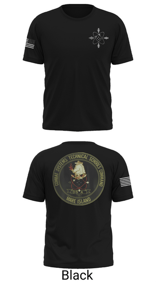 Old School Cotton Feel Shirt, Combat Systems Technical Schools Command, Navy, Teamtime, Team time, sublimation, custom sports apparel, team uniforms, spirit wear, spiritwear, sports uniforms, custom shirts, team store, custom team store, fundraiser sports, apparel fundraiser