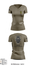 319th IEW Women's Short Sleeve V-neck Shirt - 4