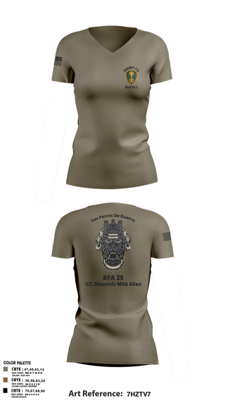 Womens Short Sleeve Vneck Shirt, 319th IEW, , Teamtime, Team time, sublimation, custom sports apparel, team uniforms, spirit wear, spiritwear, sports uniforms, custom shirts, team store, custom team store, fundraiser sports, apparel fundraiser