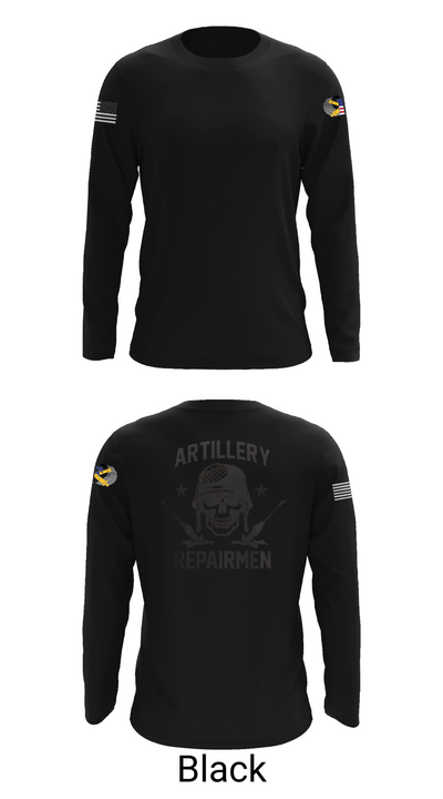 ARMT 1-320th Field Artillery 75505758 Long Sleeve Performance Shirt 26