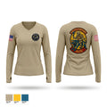 85FG 81173832 Women's Long Sleeve V-neck Shirt - 1
